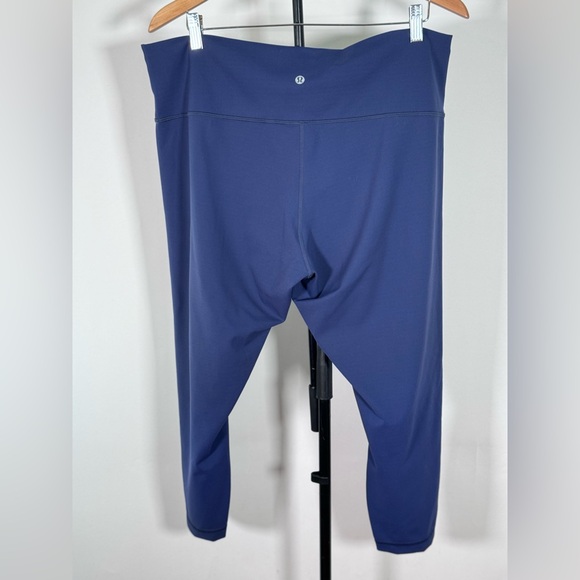 NWOT Lululemon Wunder Train High-Rise Crop 23" Night Sea - Picture 5 of 5